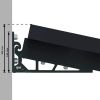 Auvent solaire platine de fixation murale